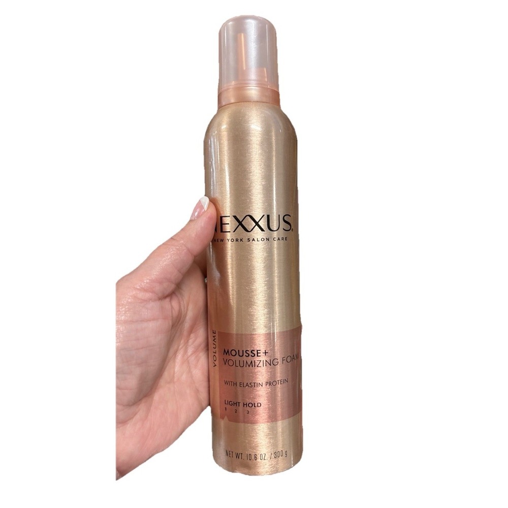 Nexxus Mousse Plus Volume Volumizing Foam 10.6 oz Light Hold Elastin Protein